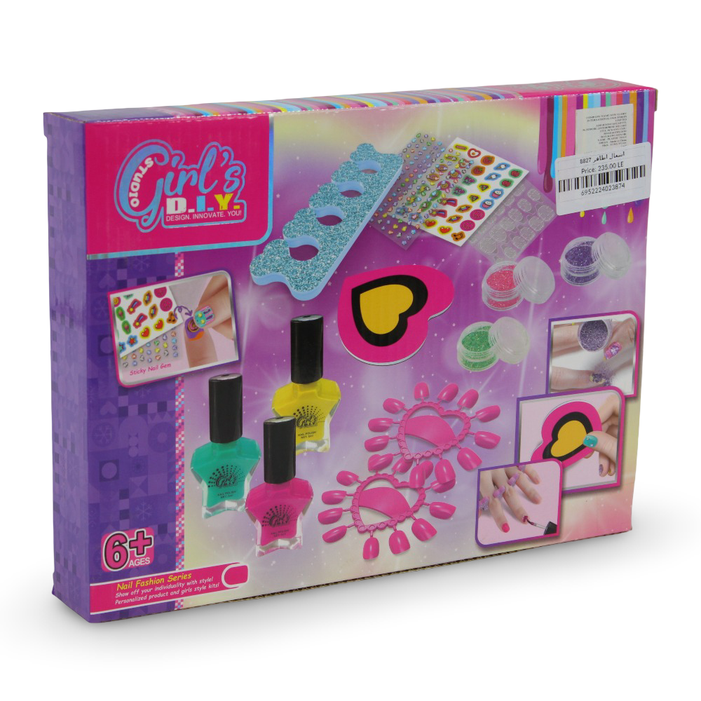 Girl’s DIY Fashionable Nails Nail Art Set