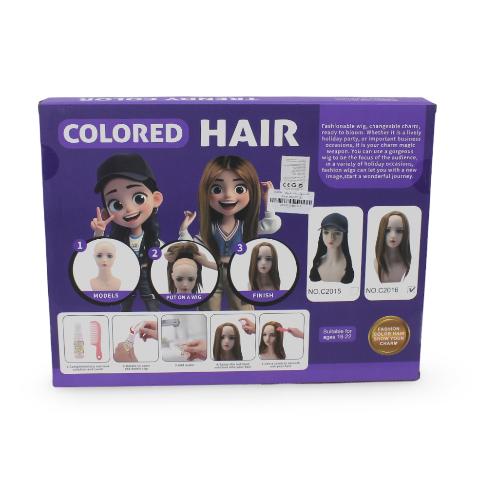 Fashion Trend Wig Dress-Up Set