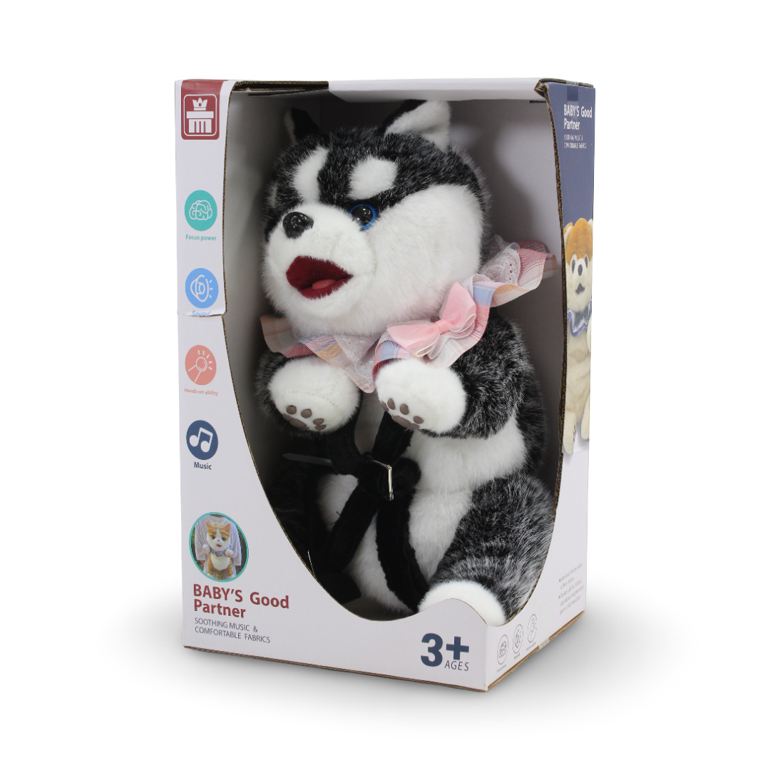 "Baby's Good Partner" with Music – Husky Dog