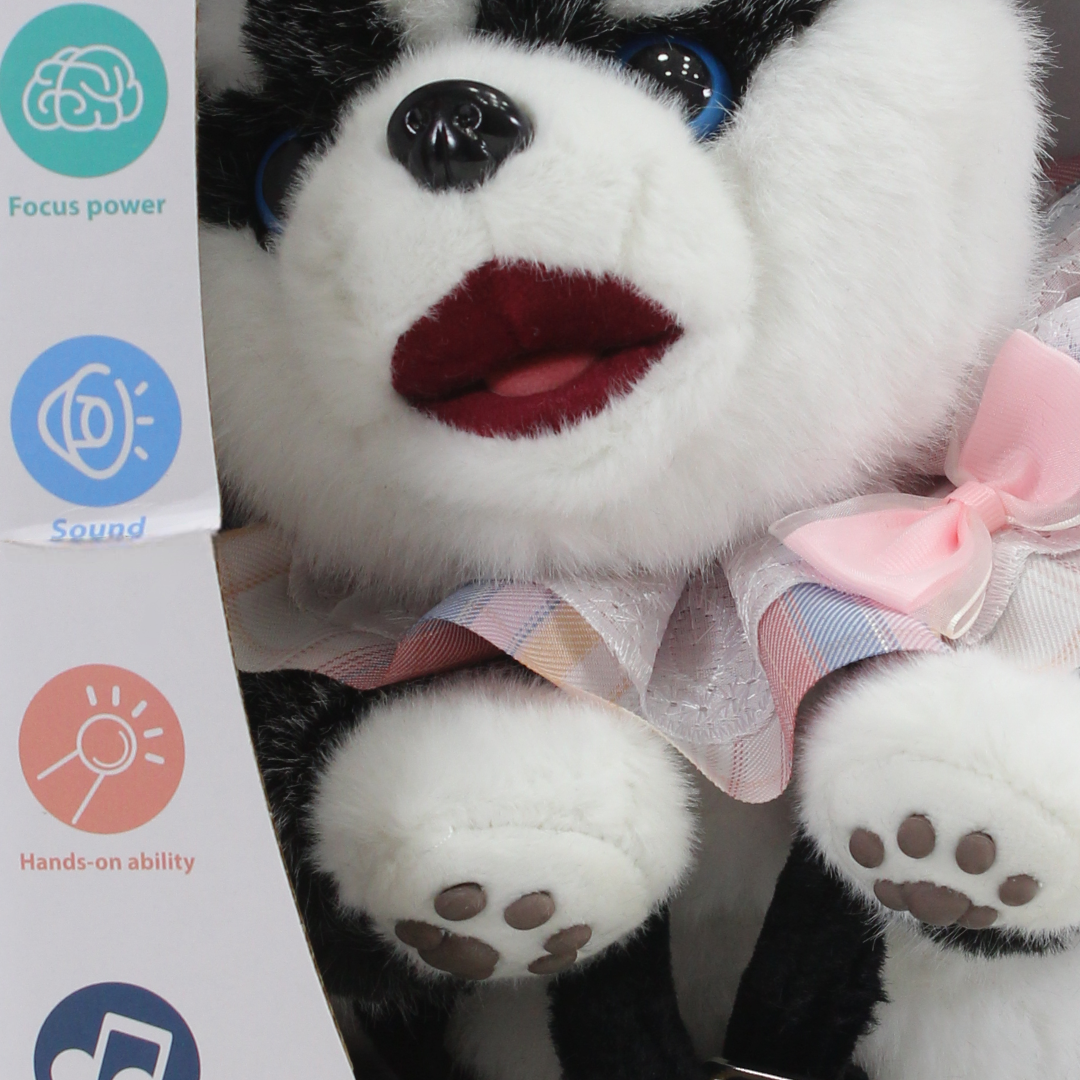 "Baby's Good Partner" with Music – Husky Dog