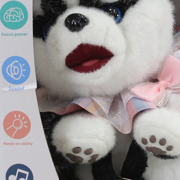 "Baby's Good Partner" with Music – Husky Dog