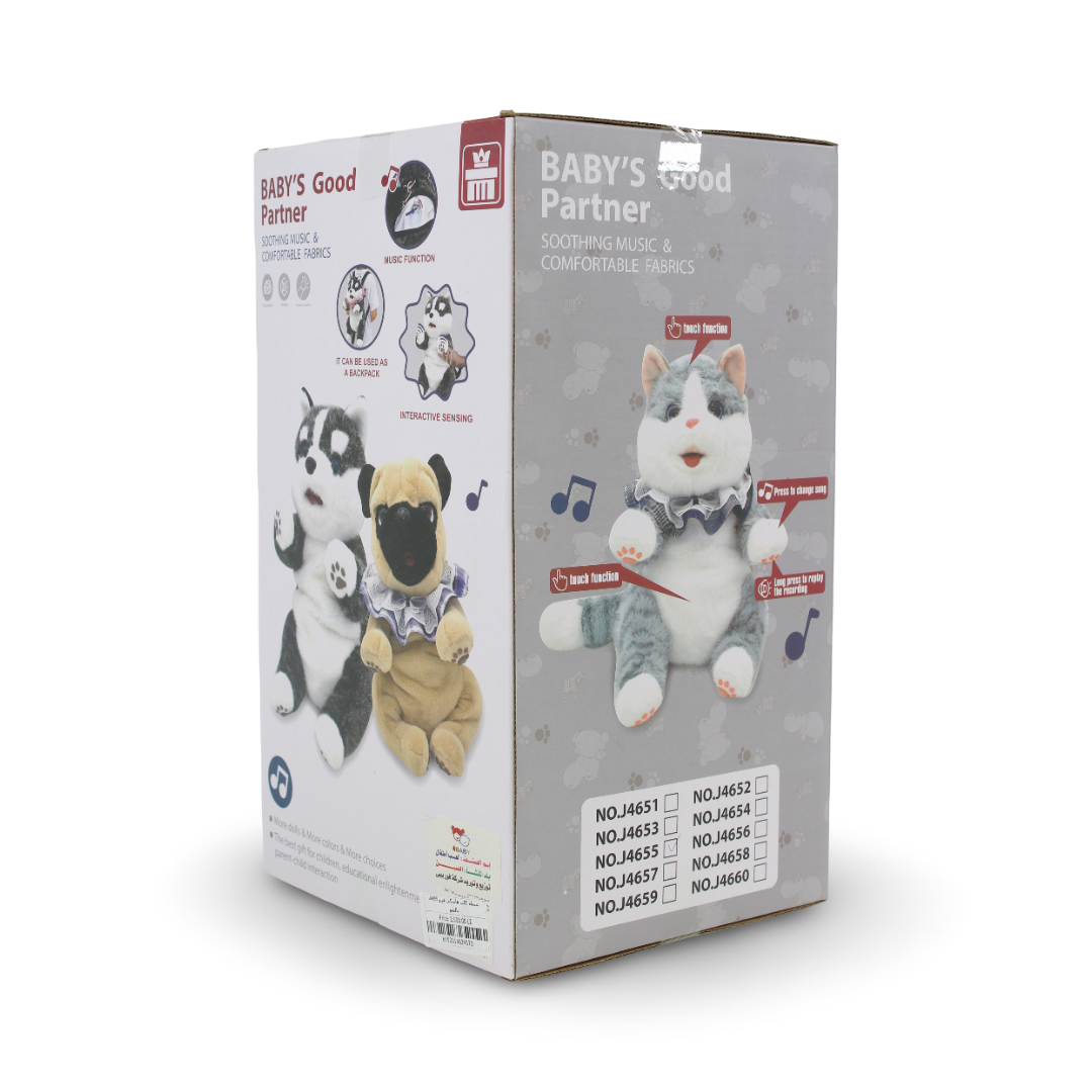 "Baby's Good Partner" with Music – Husky Dog