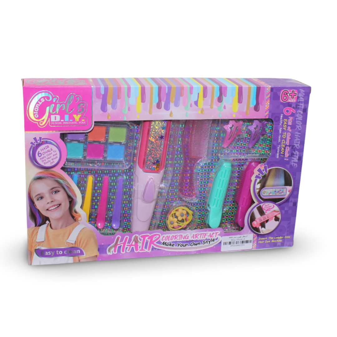 Girl's D.I.Y Hair Coloring Artifact