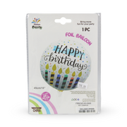 18-Inch Happy Birthday Foil Balloon – Assorted Designs