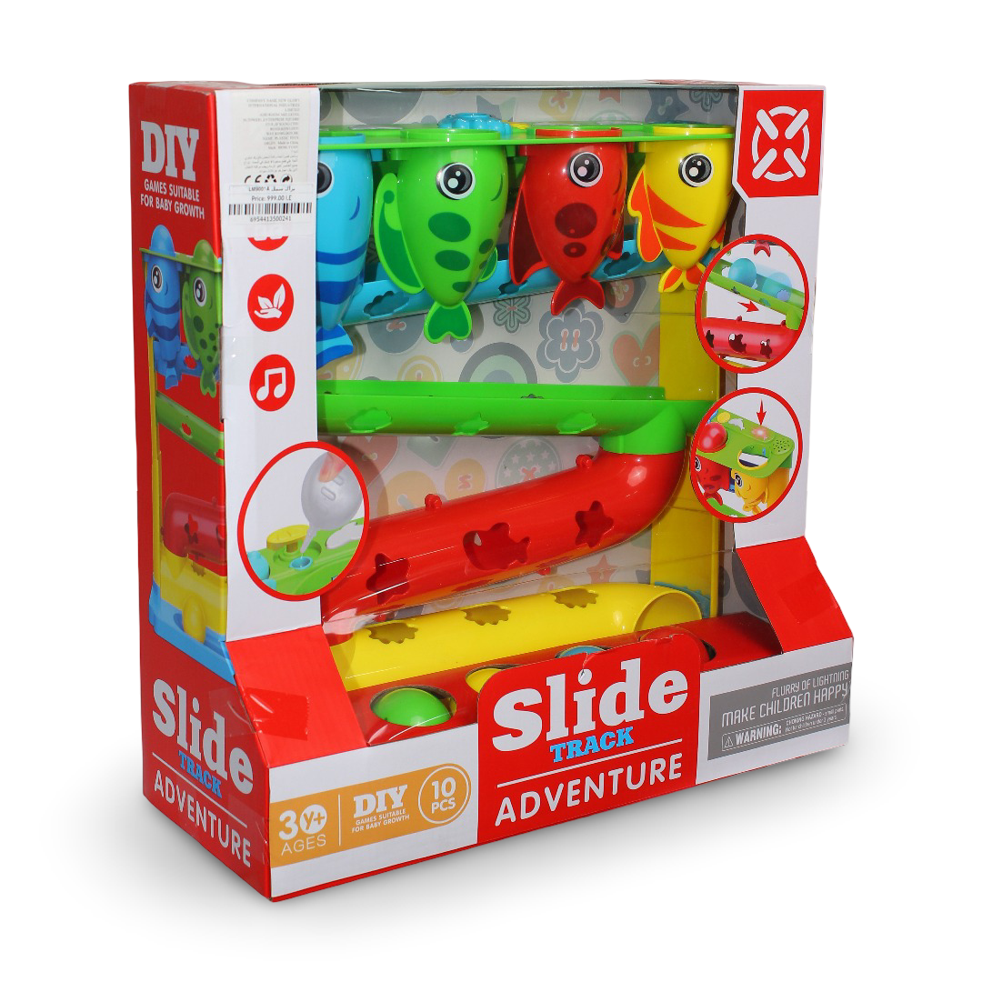 DIY Slide Track Adventure Baby Toy