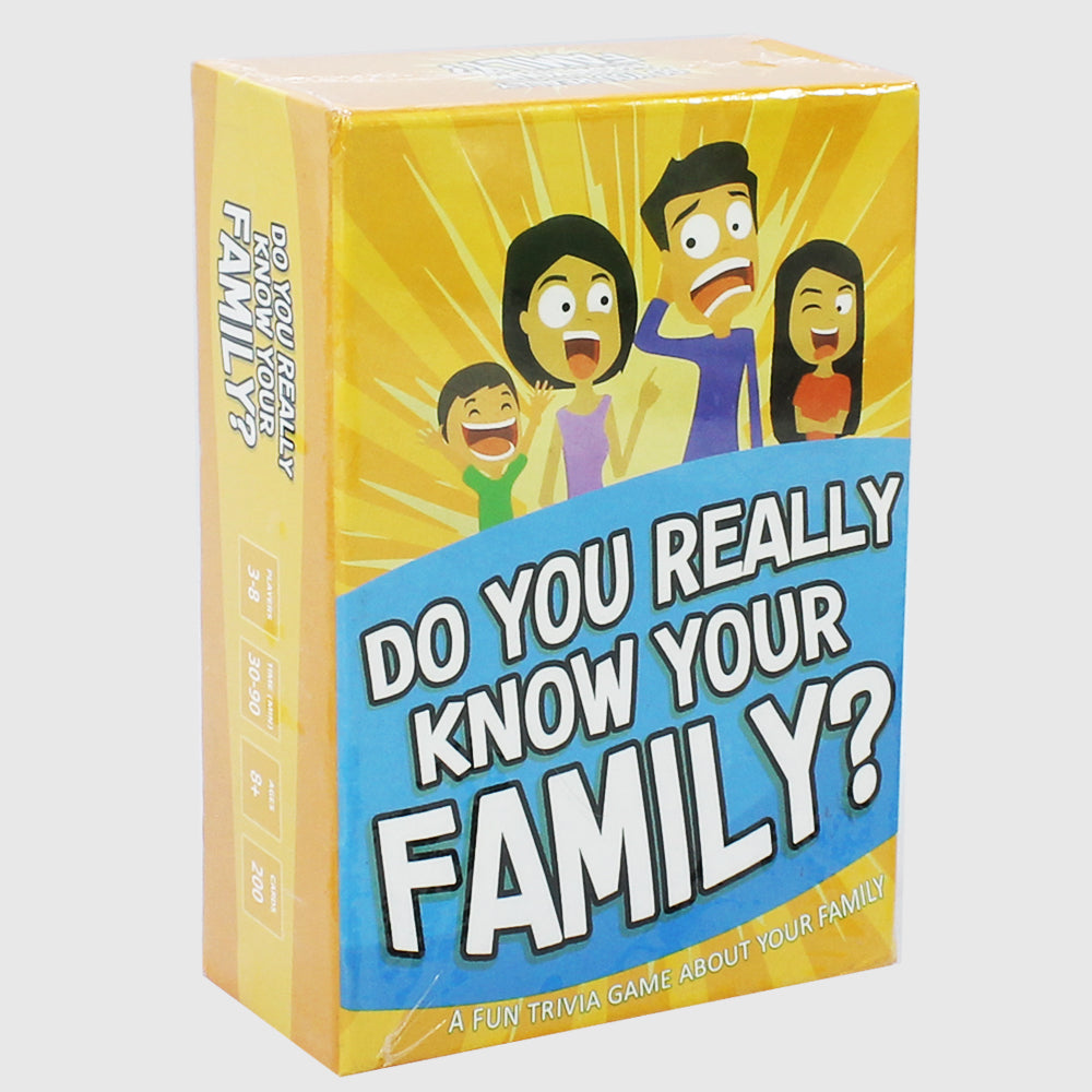 Do You Really Know Your Family Trivia Game
