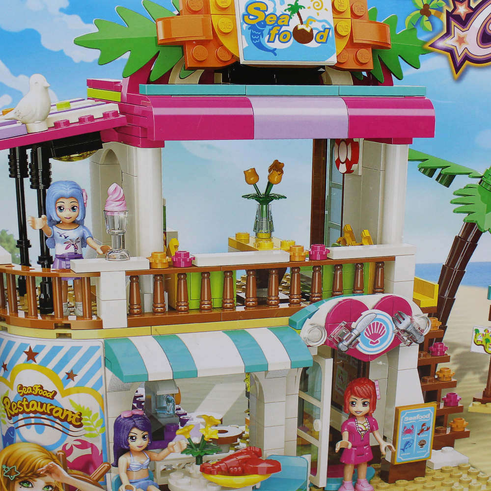 Cherry Vitality Beach Building Blocks  - 527 Pcs
