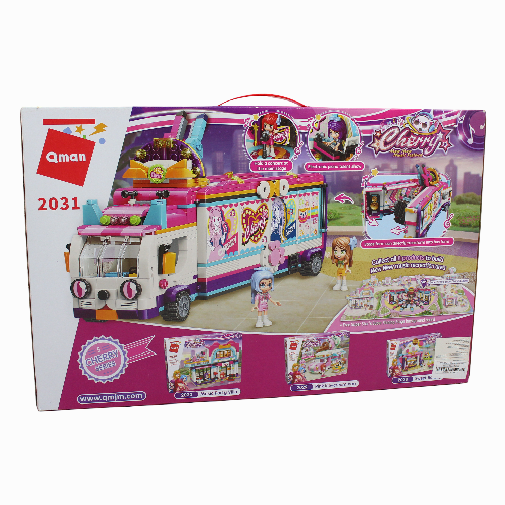 Cherry Mew Mew Music Festival Building Blocks - 984 Pcs