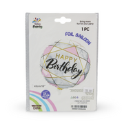 18-Inch Happy Birthday Foil Balloon – Assorted Designs