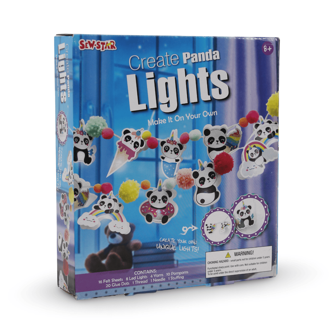 Sew Star DIY Panda Decorative LED String Lights Crafting Kit