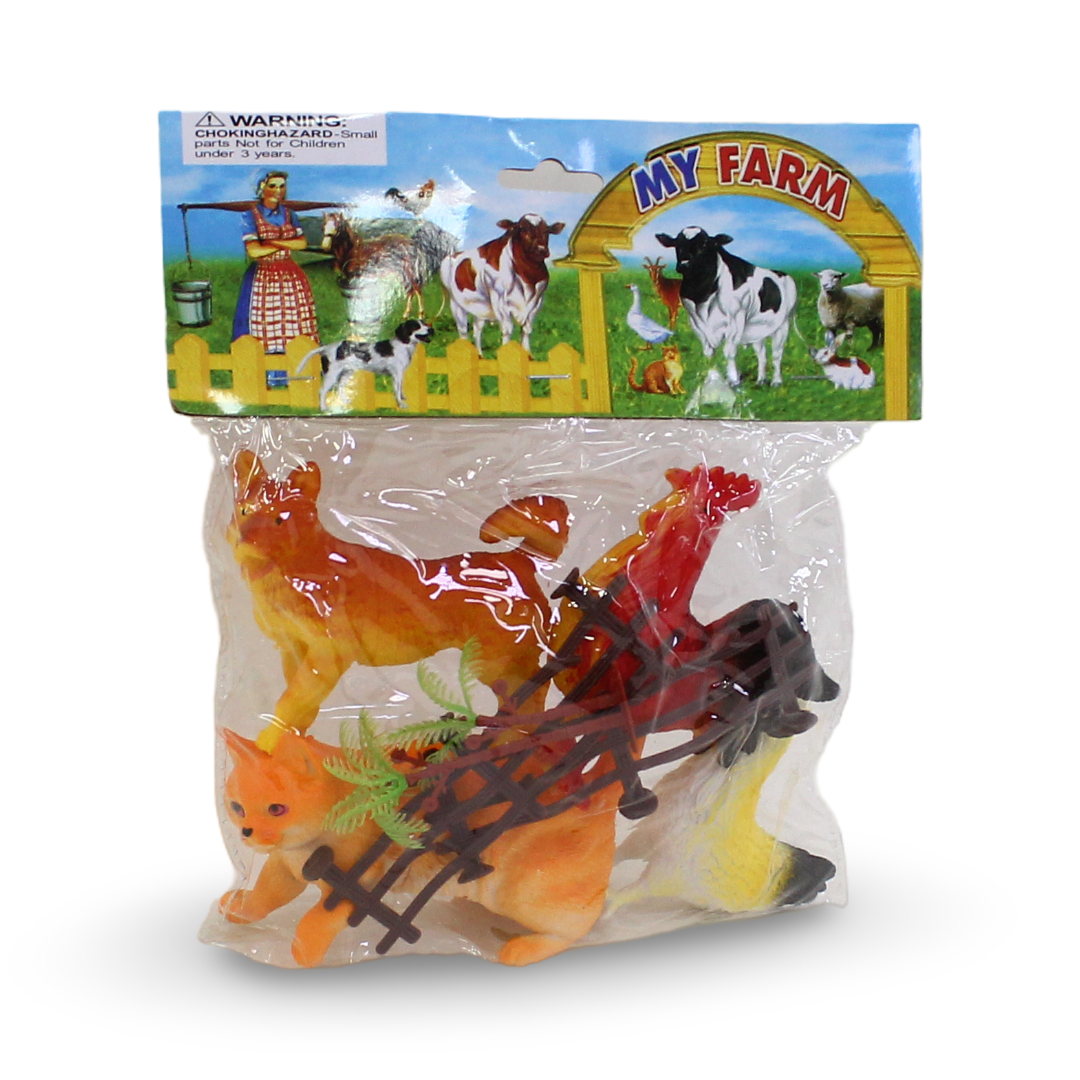 Farm Animals Figures Set – 4 Pcs - Toys - Bright Future