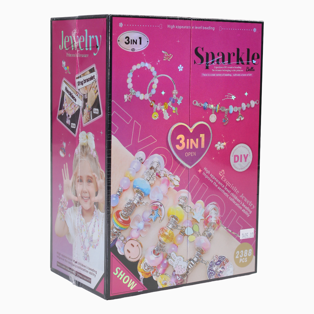 3in1 DIY Beads Set – Colorful Craft Kit