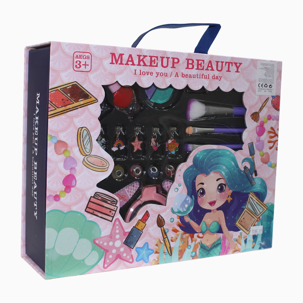 Handheld Make-Up & Jewelry Gift Box – With Brushes