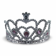 Princess Boutique Tiara and Jewelry Set – Pink Heart Design