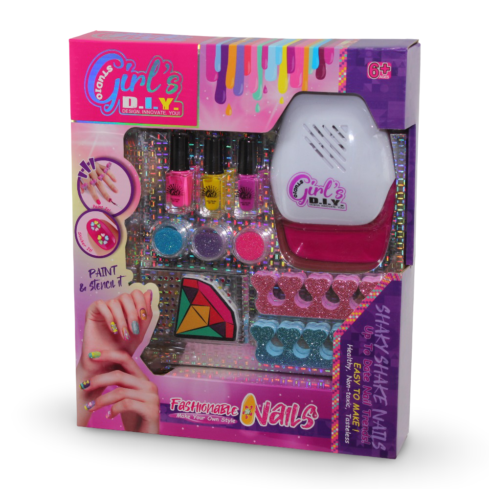 Girl’s DIY Shaky Shake Nails Fashion Nail Art Set