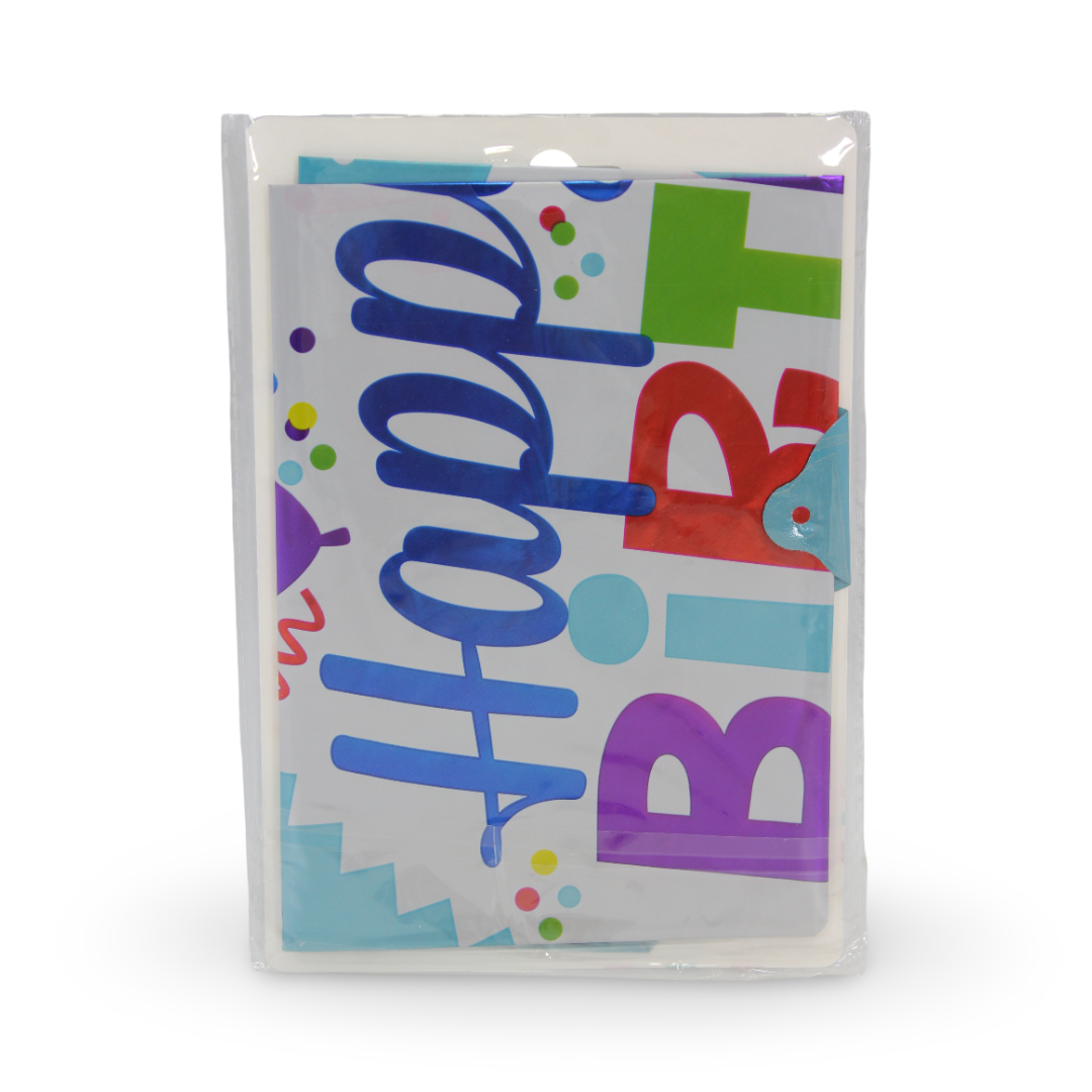 18-Inch Happy Birthday Foil Balloon – Assorted Designs
