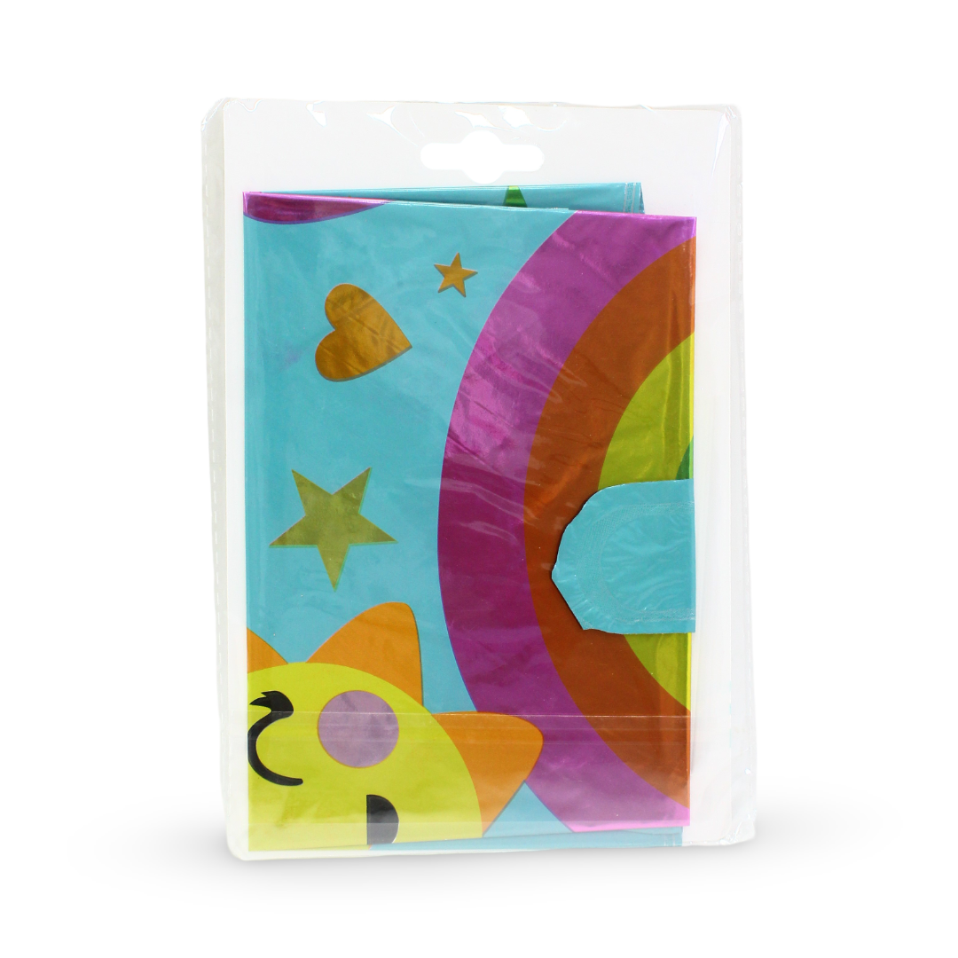 18-Inch Happy Birthday Foil Balloon – Rainbow & Sun Design