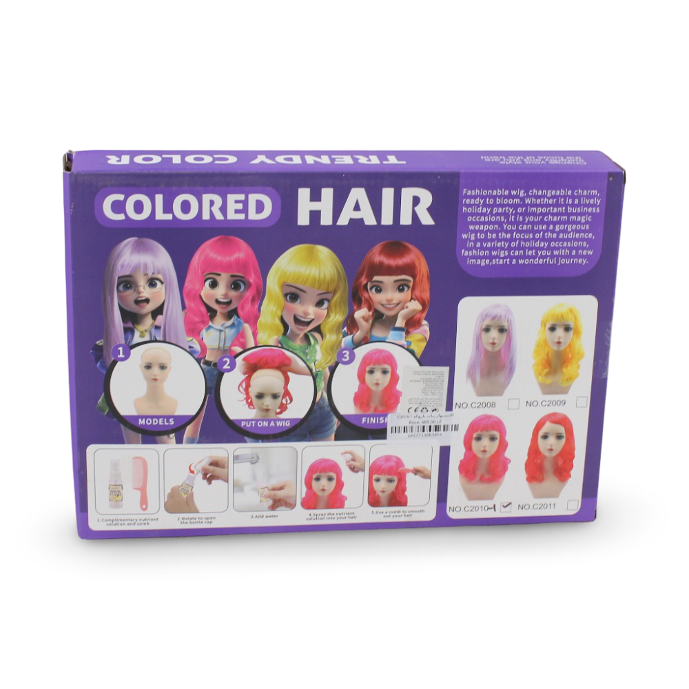 Colored Hair Weg Toy Set