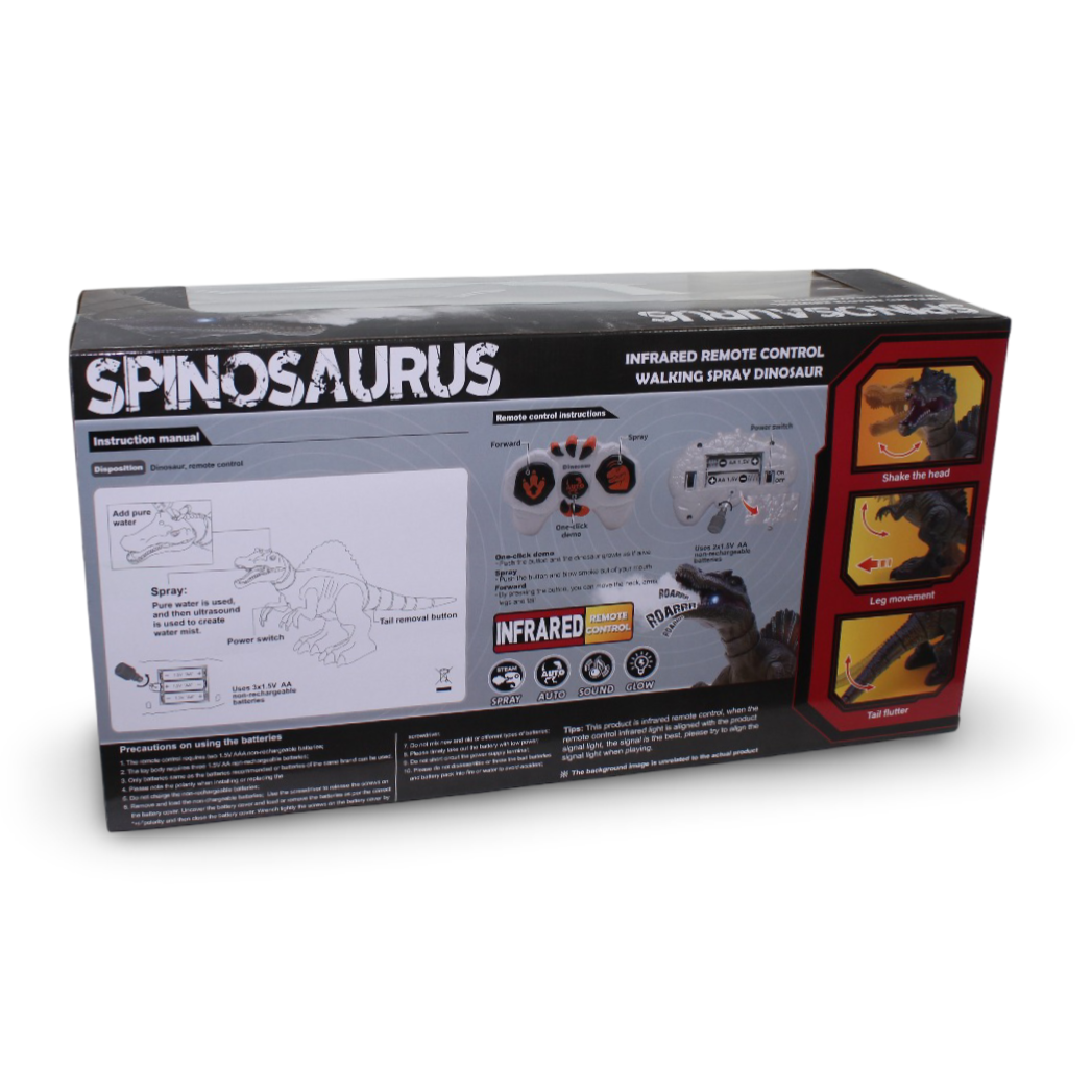 Spinosaurus Remote Control Spray Dinosaur Toy