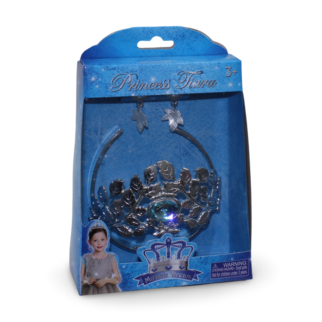 Princess Tiara Jewelry Set – Miracle Dream Leaf Design - Toys - OKO