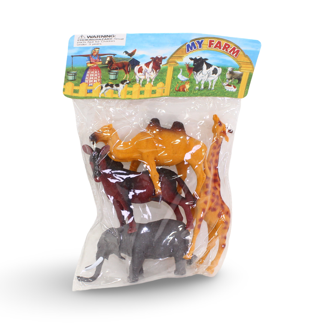 Wild Animals Figures Set – 4 Pcs