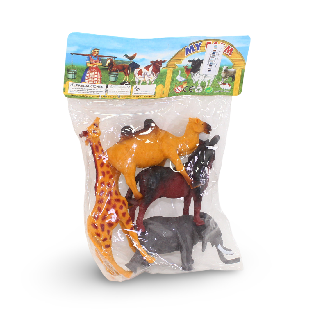 Wild Animals Figures Set – 4 Pcs