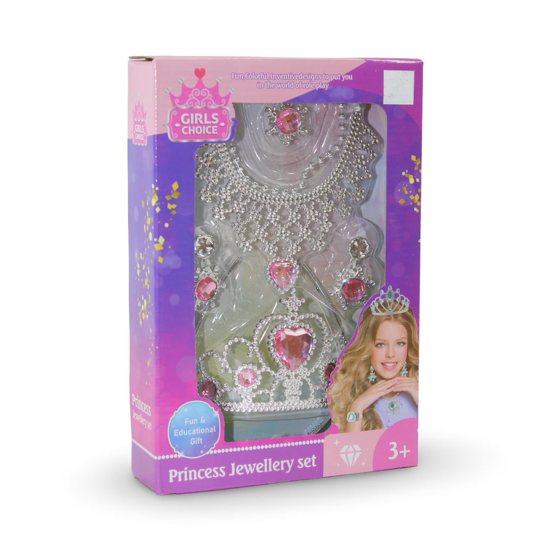 Children's Princess Costume Jewelry Set – Pink