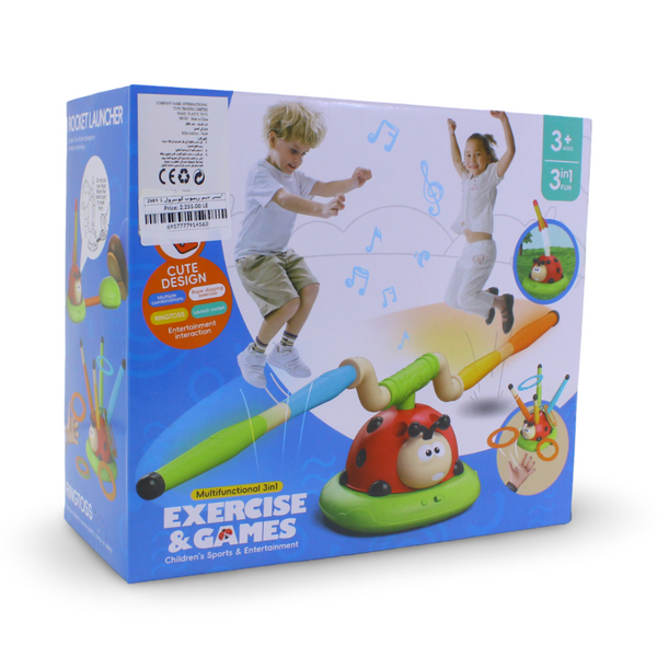 Exercise & Games 3-in-1 Ladybug Sports and Games Toy