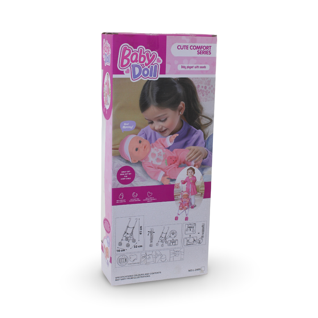 Lovely Baby Doll Set Drink & Wet