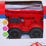 Fire Truck Game & Coloring Set