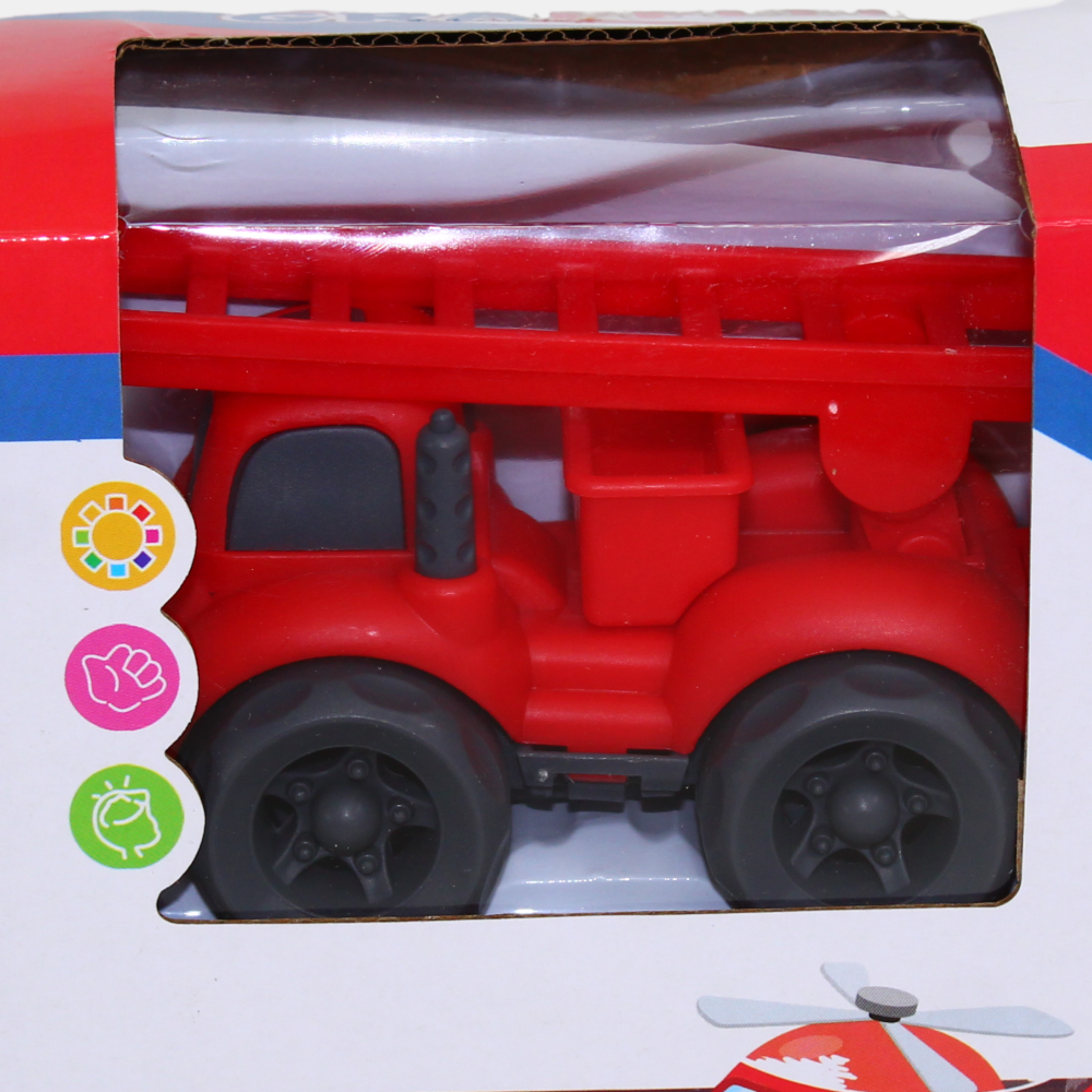 Fire Truck Game & Coloring Set