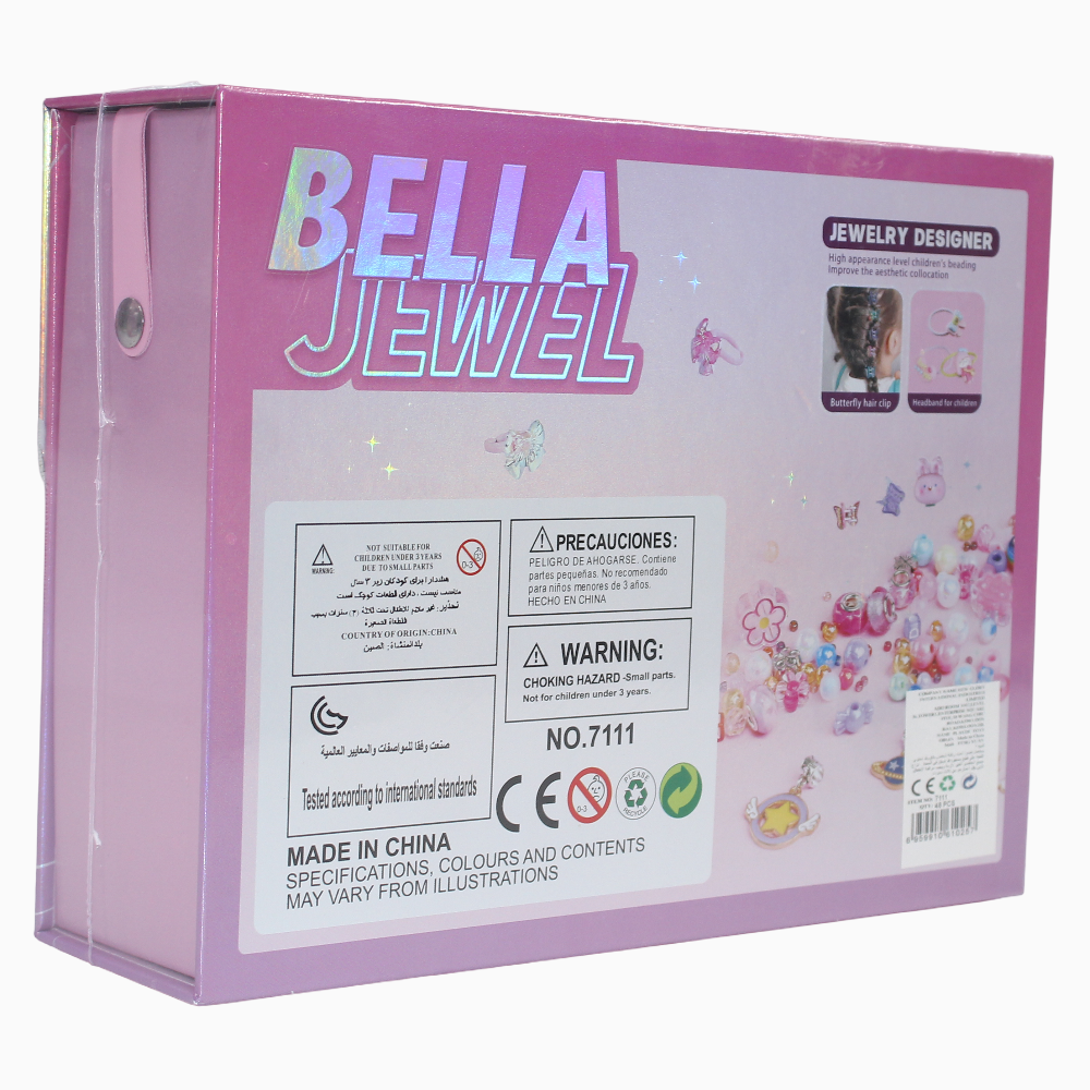 Bella Jewelry Bead Set Bag – With Long Strap