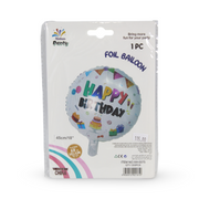 Birthday Balloons, Mix of 3 Designs