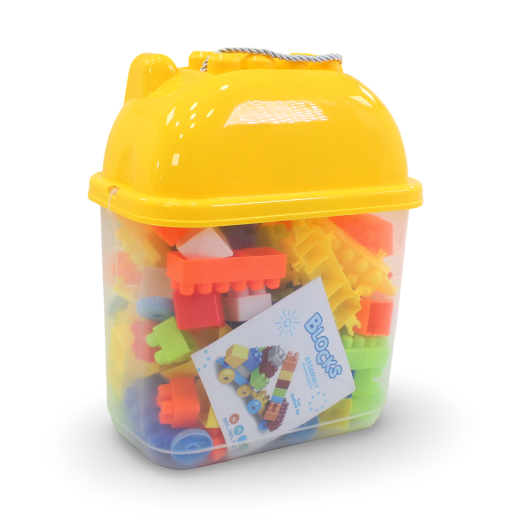 Plastic Building Block Set – Yellow Dog