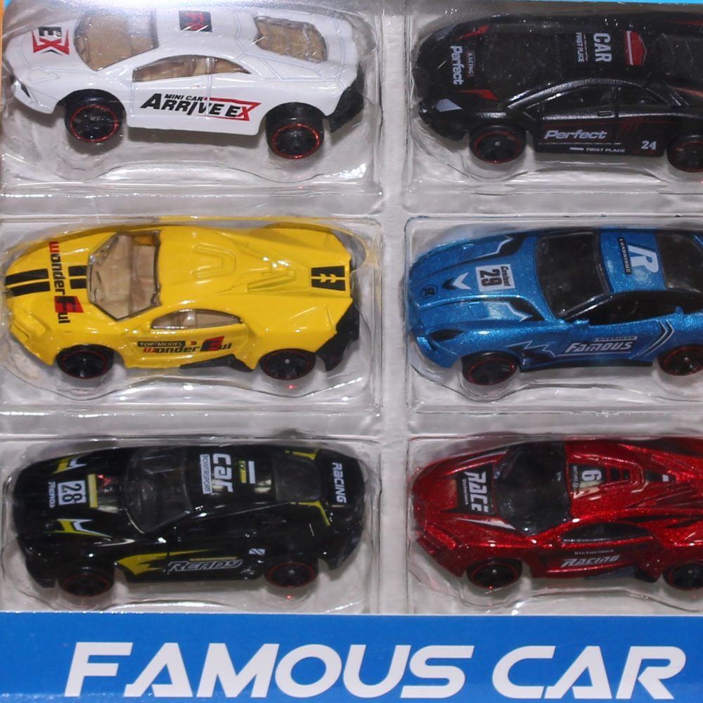 Alloy Car Famous Racing Car – 12Pcs