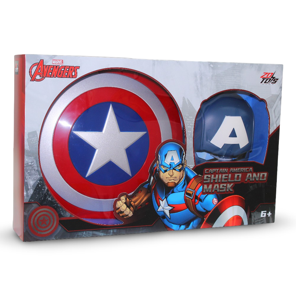 Marvel Avengers Super Heroes – Captain America Mask & Shield Set