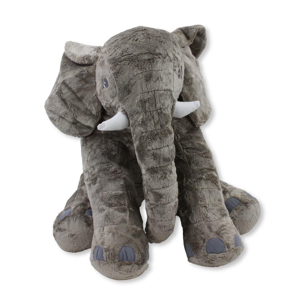 Brown Elephant Plush Toy – 55 cm
