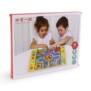Lido Wooden Four-In-One Chess 4x1