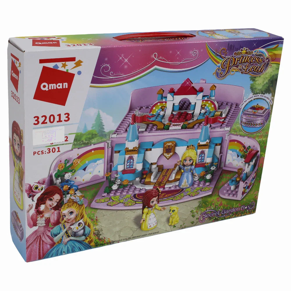 Princess Leah Secret Garden Box Building Blocks - 301 Pcs - Toys - Qman