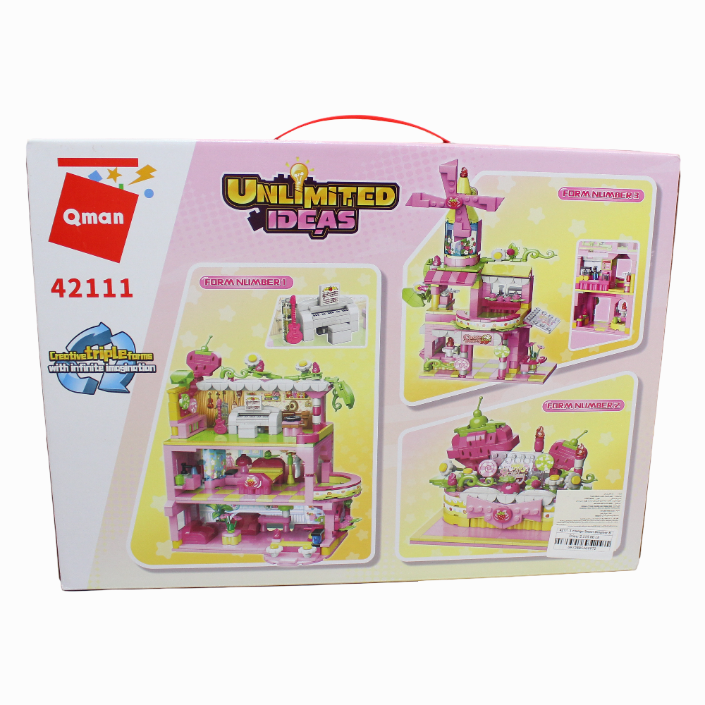 Unlimited Ideas Sweet Dreamer Building Blocks - 580 Pcs