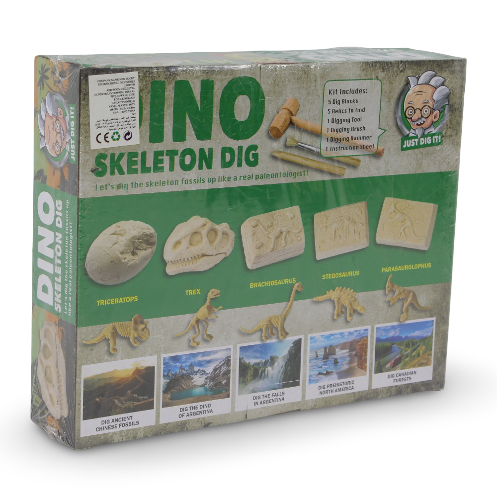 5-in-1 Dino Skeleton Dig Kit