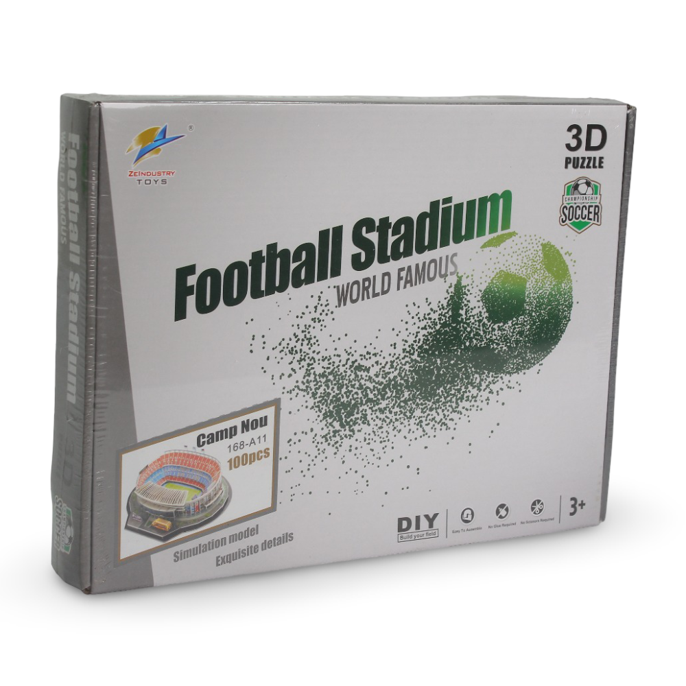 Football Stadium World Famous 3D Puzzle - 100 Pcs