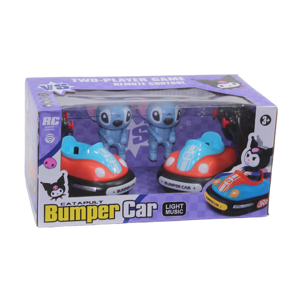 Stitch and Kuromi Radio-Controlled Bumper Car Set