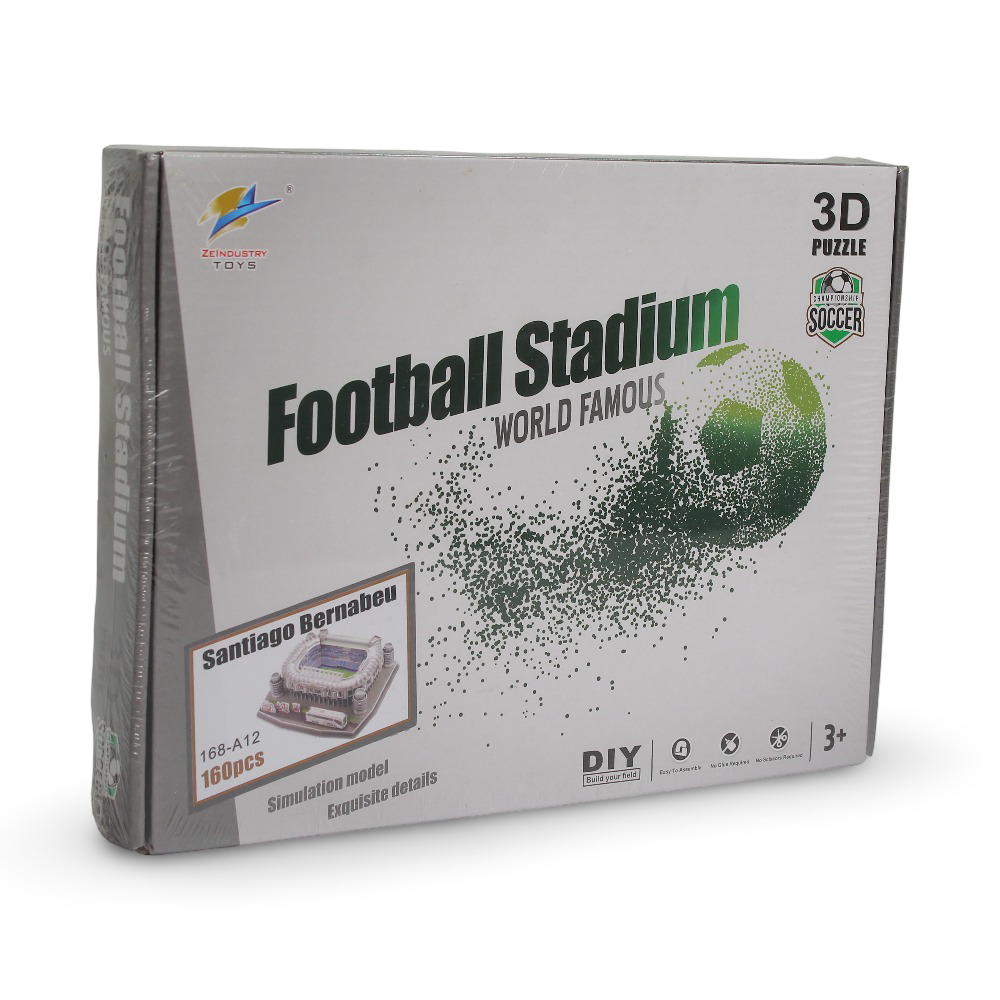 Zeindustry Toys Bernabeu Stadium 3D Puzzle – 160 Pcs