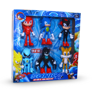 Sonic The Hedgehog Action Figure Box Set – 6 Pcs