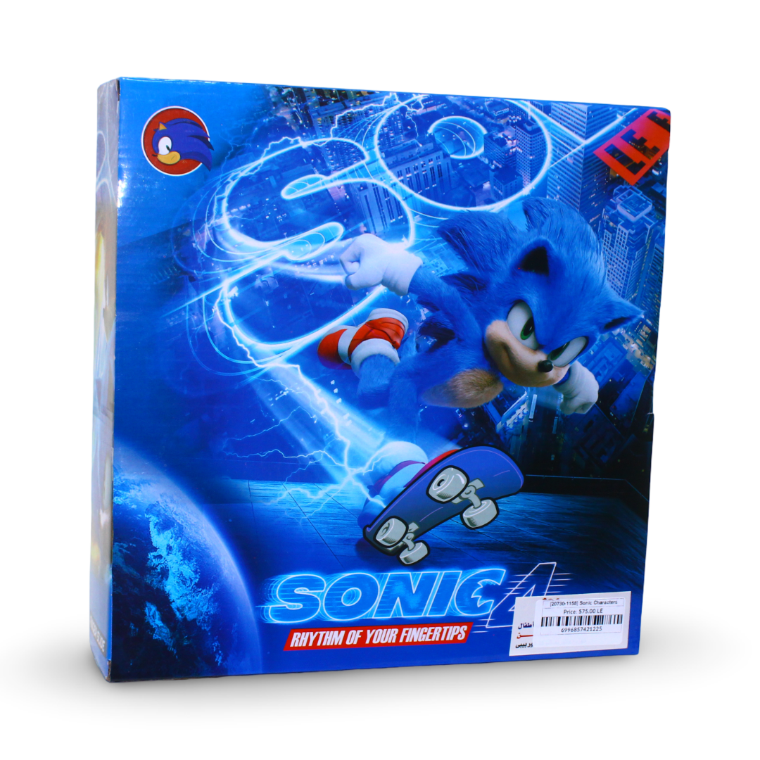 Sonic The Hedgehog Action Figure Box Set – 6 Pcs