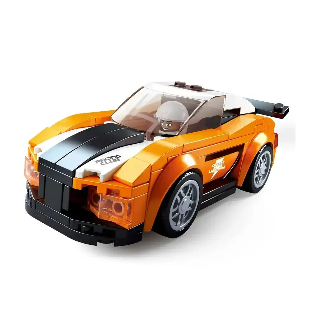 Sluban Car Club Bobcat Racing Car Building Blocks Set - 140 PCS - Toys