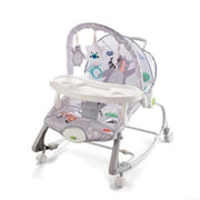 Hu-Baby 4-in-1 Baby Rocker – Grey