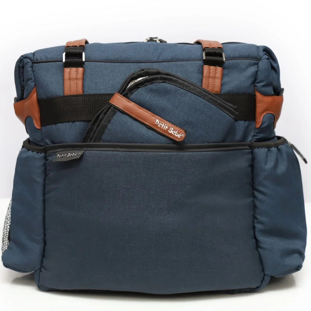 Petit Bebe Baby Diaper Bag Premium – Blue & Havan