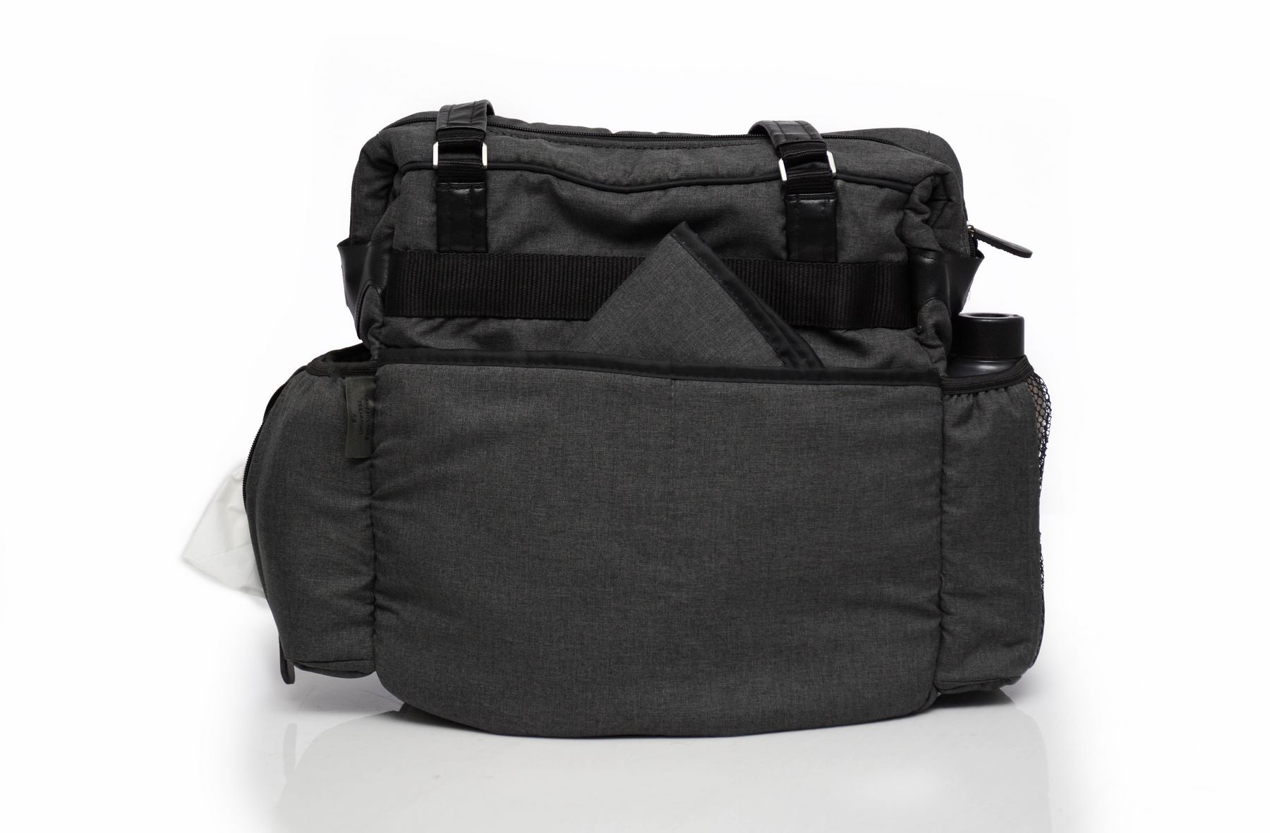 Petit Bebe Baby Diaper Bag Premium – Black & Black